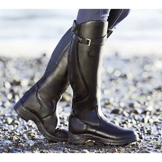 Women's Knee-High Boots Waterproof with Buckle Grip Sole - EquiStride