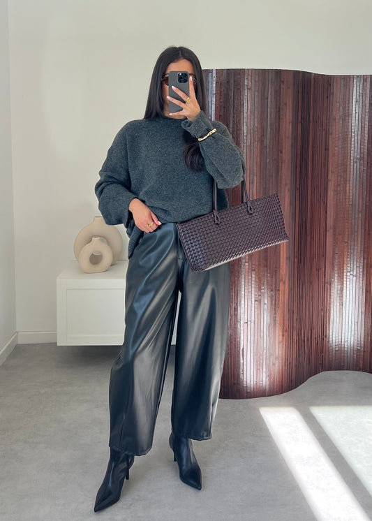 Cozy Knit Round Neck Sweater