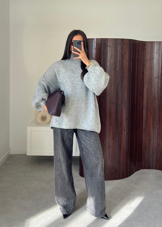 Women's Wool Blend Sweater One-Size-Fits-Most