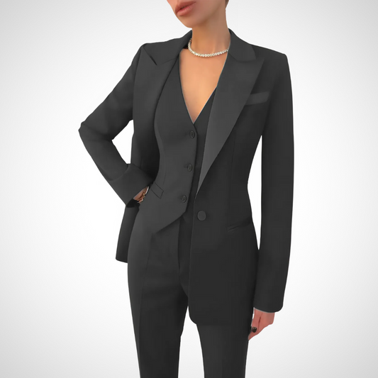 Women's 3-Piece Suit Set Tailored Fit