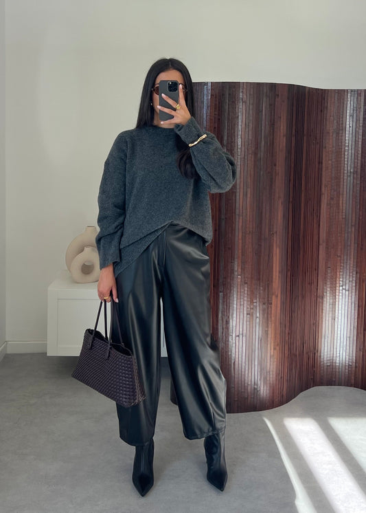 Cozy Knit Round Neck Sweater