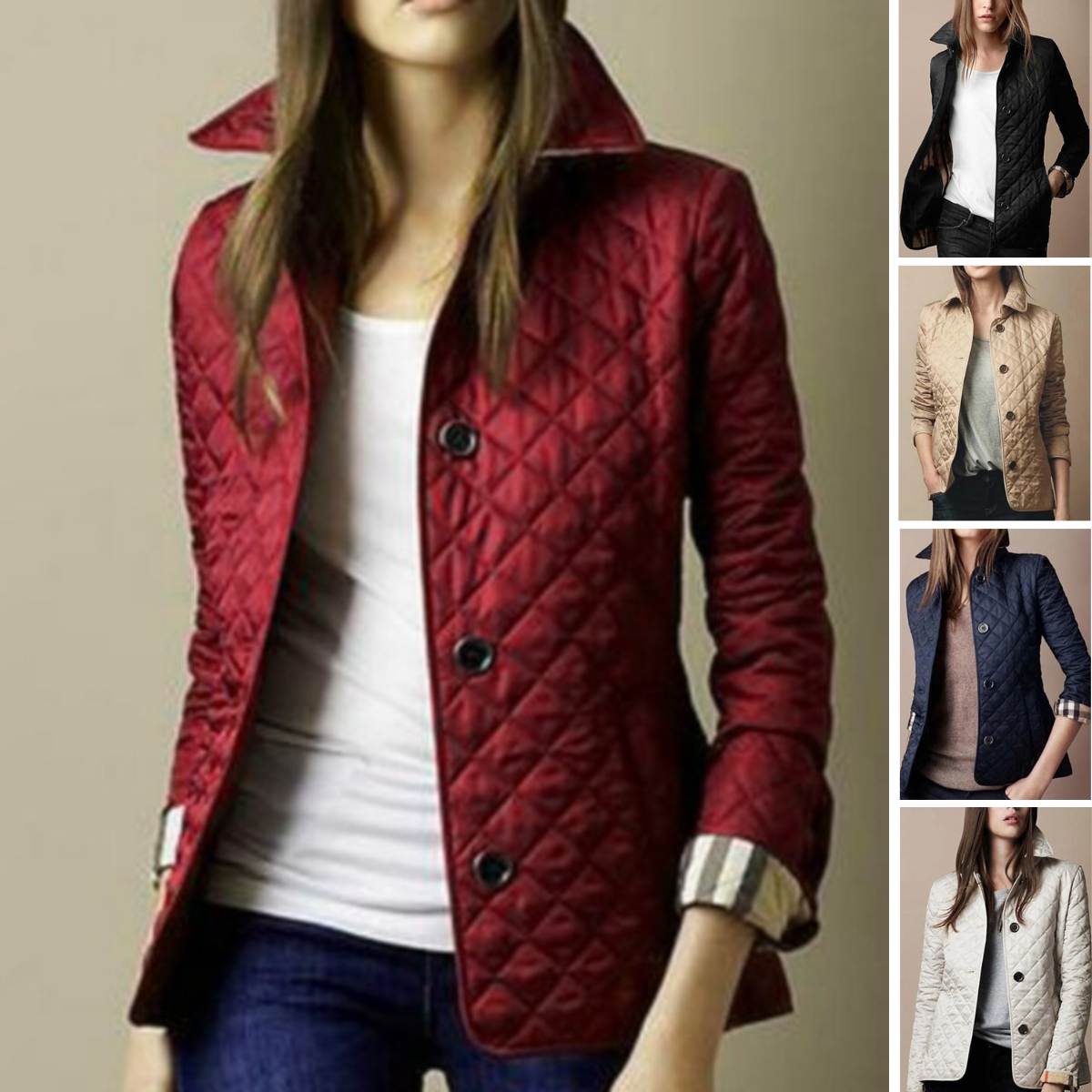 Women's Premium Cotton Slim Fit Winter Jacket - WinterGrace