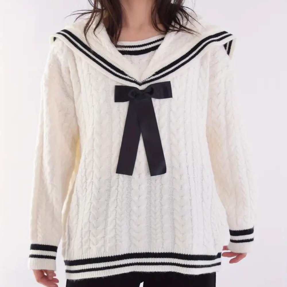 Women's Soft Knit Sweater - CloudKnit White